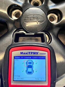 5x100 R17 Subaru XV Originál alu disky - TOP - nové senzory - 19