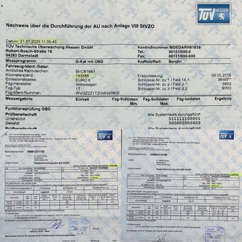 VW Touran Highline 1.4 Tsi DSG 110kw/150ps 7. Míst Alcantara - 19