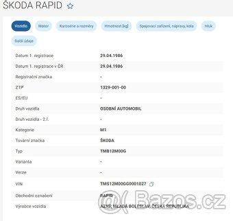 Rapid 2ks a spousta dílů, nutné vidět, veterán - 19
