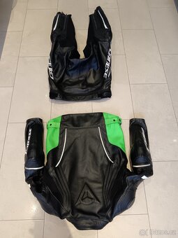 Dainese Racing-Pánská kožená moto kombinéza, dvoudílná - 19
