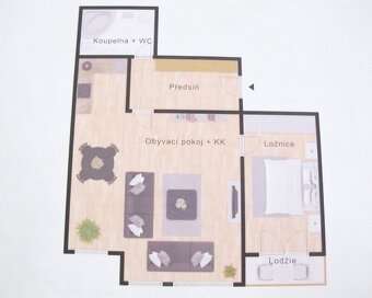 Prodej bytu 77,4 m2 s lodžií a garáž.stáním v Úvalech - 19