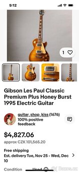 2020 gibson classic. 1959 Reissue classic les paul - 19