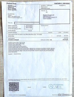 MB GLA 220CDI AMG 4MATIC ČR PO VELKÉM SERVISU TOP - 19