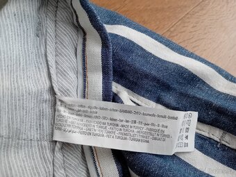 Zara pánské šortky vel. L/XL bavlna + len - 19