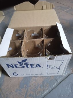 SKLENIČKY-Nestea 10ks, nepoužité. - 19