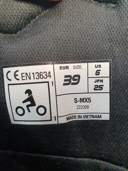 39 Alpinestars SMX-5 Vysoke boty na motorku Vel. - 19