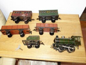 Märklin lokomotiva na klíček, tendr a koleje 4,2 m - 19