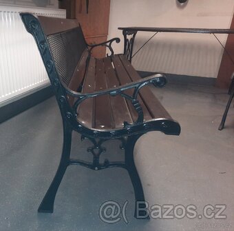 Zahradní litinový nábytek set - 19