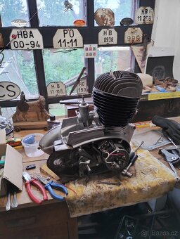 Prodám motor po GO na motocykl Jawa 250/559 panelka - 19