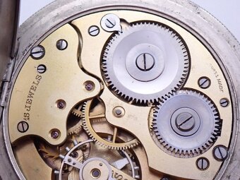 Masivní, velké starožitné dvouplaštové hodinky, 101g - 19