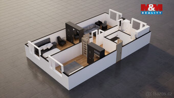 Prodej bytu 3+1 v Ústí nad Labem, ul. Tolstého - 19