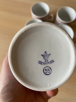Nová retro souprava hrnků Dubí Czechoslovakia - 300 ml, 6 ks - 19