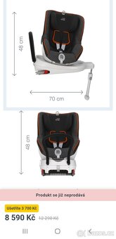 Dvě dětské autsedacky britax romer dualfix - 19