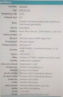 Prodám značkové kolo SCHWINN MOAB, rám S, kola26 - 19