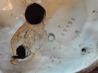 Obraz Futurismus cyklista,starý porcelán. - 19