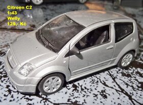 modely aut, jeřábu, WRC - 19