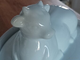 PORCELÁNOVÁ ZAPÉKACÍ TERINA KRAVIČKA FRANCIE - 19