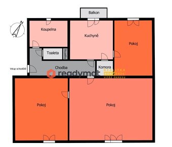 Prodej bytu 3+1, 86 m2, garáž, zahrada, Uherský Brod - 19