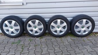 Alu kola 5x112 r16 originál Škoda Octavia II - 19