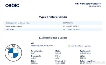 BMW 530d xDrive Gran Turismo – Luxury Line, 1. majitel - 19