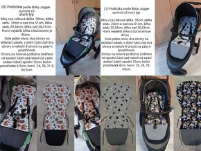 Podložka do kočárku, nové, šití na zakázku, ceny od - 19
