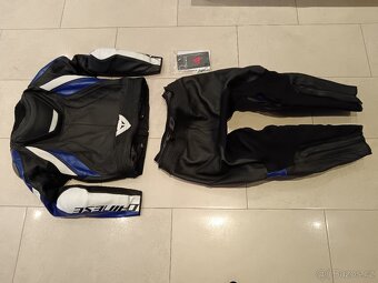 Dainese Avro 4-Pánská Dámská kožená moto kombinéza, dvoudíl - 19