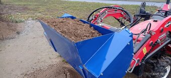 Třídící, kátrovací lopata za malotraktor - 19
