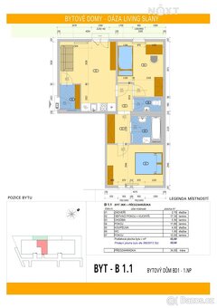Pronájem byt 3+kk, 62㎡ - 19