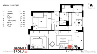 Prodej, byty/3+1, 79 m2, Zimova 650, 50351 Chlumec nad Cidli - 19