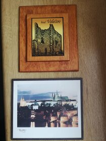 Záclony, červené závěsy, ubrus. - 19