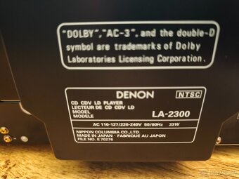 Laserdisc Laserdisk Denon La 2300, příslušenství,čti popis - 19