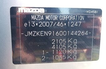 MAZDA CX-5 2.2D 110KW 4WD 2013 - 19