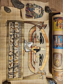 HODINKY DÁMSKÉ,OBRÁZKY EGYPT RUČNÍ PAPÍR - 19