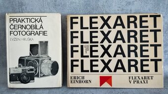 Starý fotoaparát Flexaret + krabice, přislušenství, 2 knihy - 19