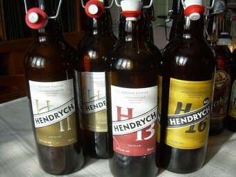 láhve 0,5l s uzávěrem, plucky (placatky) 0,2l - 19
