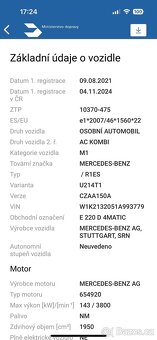 Mercedes-Benz E 220d 4MATIC kombi 147kW 4x4 - 19
