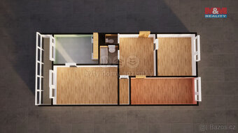 Prodej bytu 3+1, 71 m², Teplice, ul. V závětří - 19