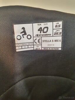 40 Alpinestars Stella SMX-6 Vysoke boty na moto - 19