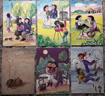 Pohľadnice - MIX - 830 kusov - 19