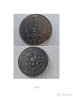 První ročníky ražeb jednokorun (1892-1993) - 19