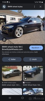 Original BMW Alu kola Styling 184 R18 5x120 - 19