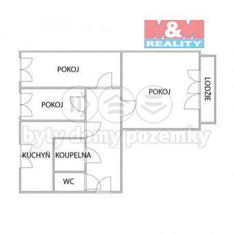 Prodej bytu 3+1, 64 m², Ostrava, ul. Aleše Hrdličky - 19