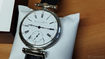 Krásné starožitné STŘÍBRNÉ hodinky IWC Schaffhausen  +pásek - 19