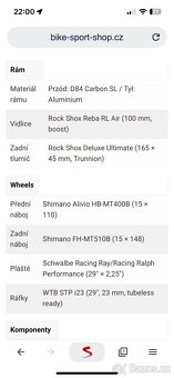 Celoodpružené MTB kolo Kross 3.0 Carbon-velikost M kola 29” - 19