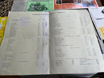 Pohledy , oznámení , telegram, programy 40-60 léta - 19