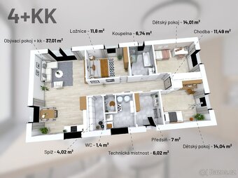 Prodej rodinného domu 113 m², pozemek 1067 m² Opolany - Oško - 19