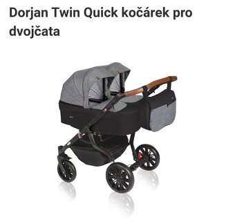 Kočárek pro dvojčata DORJAN TWIN QUICK - 19