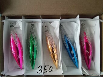 Staré vánoční ozdoby, baňky a jiné - 19