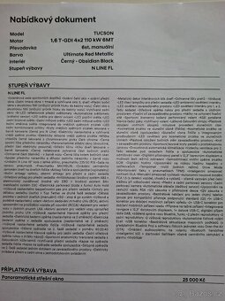 Hyundai Tucson N line 1.6 T-GDi 118 kW nový vůz  7.2025 - 19