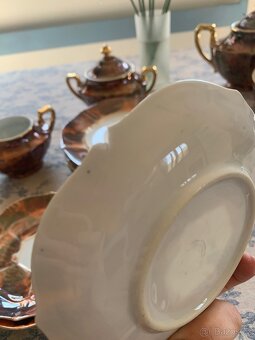 Vintage porcelánový čajový servis – Made in Czechoslovakia - 19